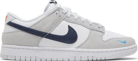 nike dunk low 'mini swoosh grey|nike dunk low midnight shoes.